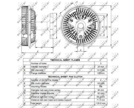 Clutch, radiator fan, Image 4