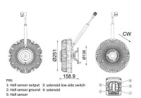 Clutch, radiator fan