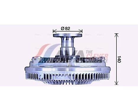 Clutch, radiator fan, Image 2