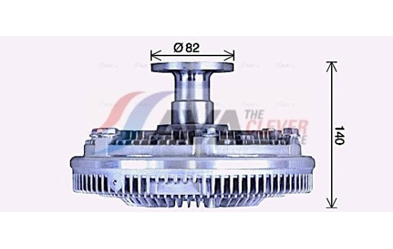 Clutch, radiator fan, Image 2