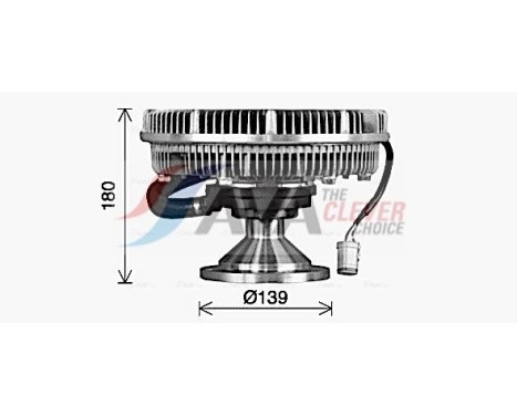 Clutch, radiator fan, Image 4