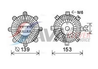 Clutch, radiator fan