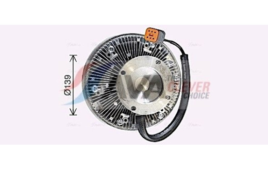 Clutch, radiator fan