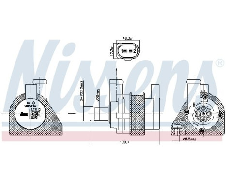 Auxiliary water pump (cooling water circuit) ** FIRST FIT **