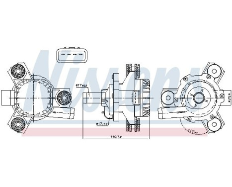 Auxiliary water pump (cooling water circuit)