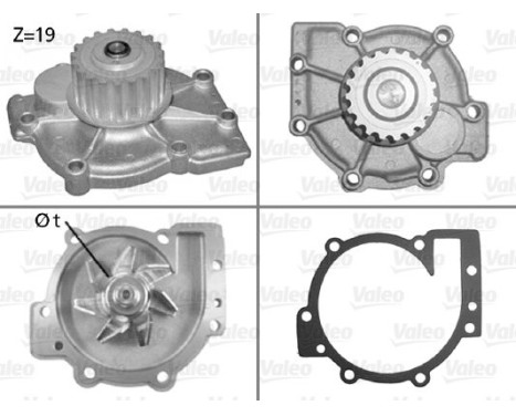Water Pump 506325 Valeo