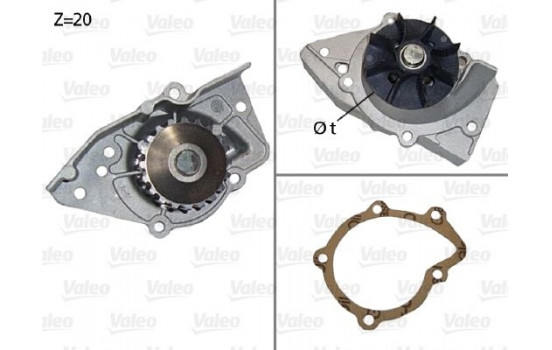 Water Pump 506574 Valeo