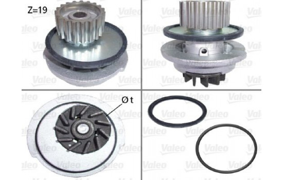 Water Pump 506648 Valeo