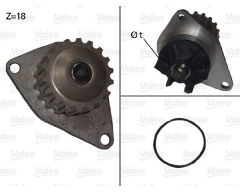 Water Pump 506721 Valeo
