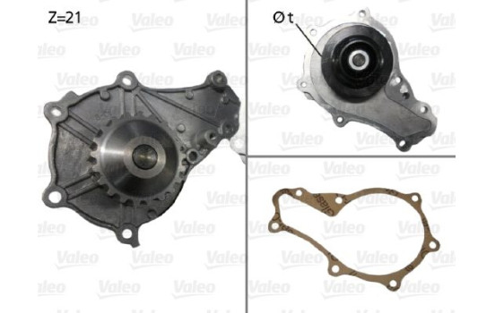 Water pump, engine cooling 506714 Valeo