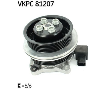 Water pump, engine cooling VKPC 81207 SKF