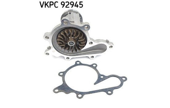Water pump, engine cooling VKPC 92945 SKF, Image 2