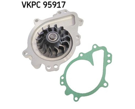 Water pump, engine cooling VKPC 95917 SKF, Image 2