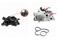 Water pump, engine cooling