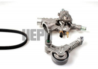 Water Pump + V-Ribbed Belt Kit