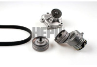 Water Pump + V-Ribbed Belt Kit