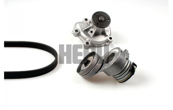 Water Pump + V-Ribbed Belt Kit