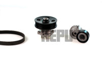 Water Pump + V-Ribbed Belt Kit