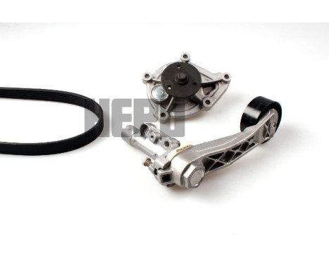 Water Pump + V-Ribbed Belt Kit