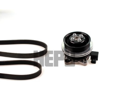 Water Pump + V-Ribbed Belt Kit