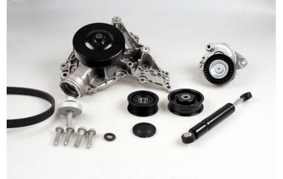 Water Pump + V-Ribbed Belt Kit