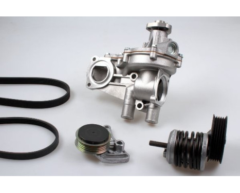 Water Pump + V-Ribbed Belt Kit