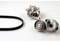 Water Pump + V-Ribbed Belt Kit