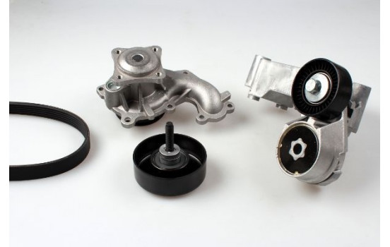 Water Pump + V-Ribbed Belt Kit