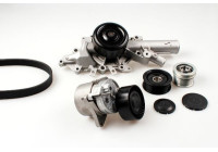 Water Pump + V-Ribbed Belt Kit