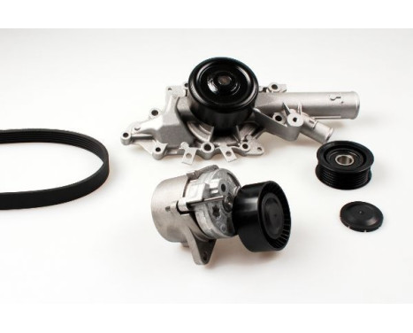 Water Pump + V-Ribbed Belt Kit