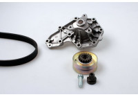 Water Pump + V-Ribbed Belt Kit
