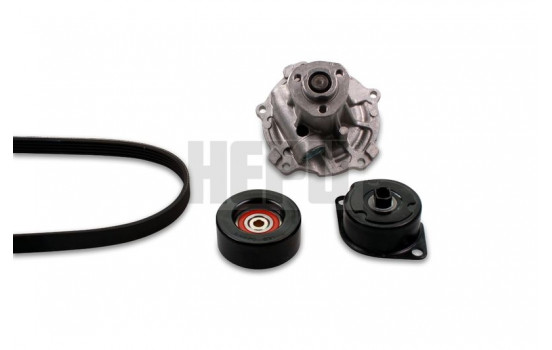 Water Pump + V-Ribbed Belt Kit