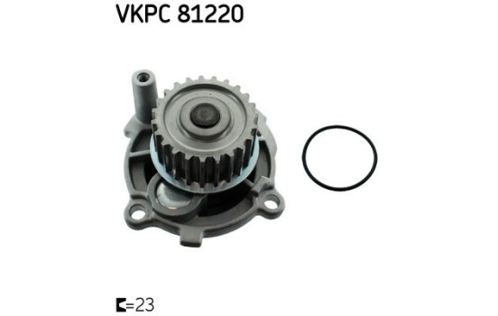 Water Pump VKPC 81220 SKF, Image 2