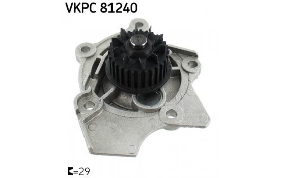 Water Pump VKPC 81240 SKF