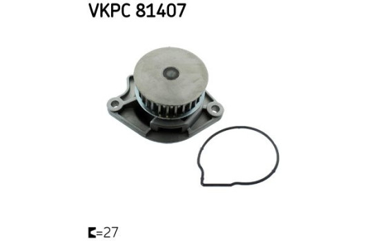 Water Pump VKPC 81407 SKF, Image 2