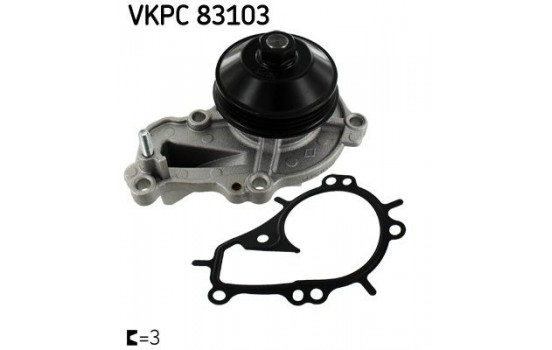 Water Pump VKPC 83103 SKF