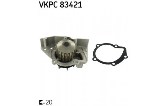 Water Pump VKPC 83421 SKF