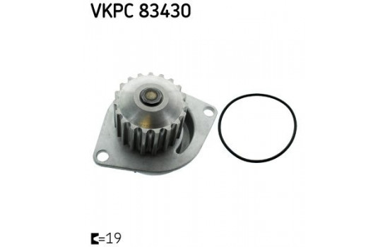 Water Pump VKPC 83430 SKF