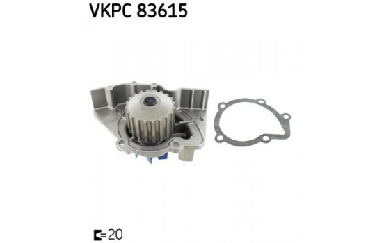 Water Pump VKPC 83615 SKF