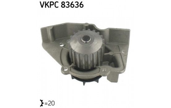 Water Pump VKPC 83636 SKF