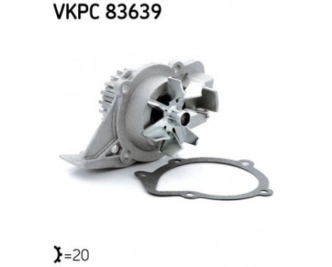 Water Pump VKPC 83639 SKF