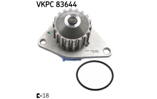 Water Pump VKPC 83644 SKF