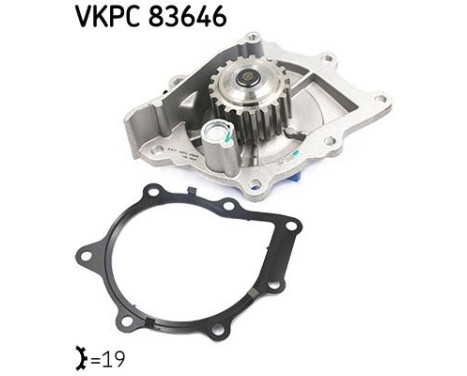 Water Pump VKPC 83646 SKF