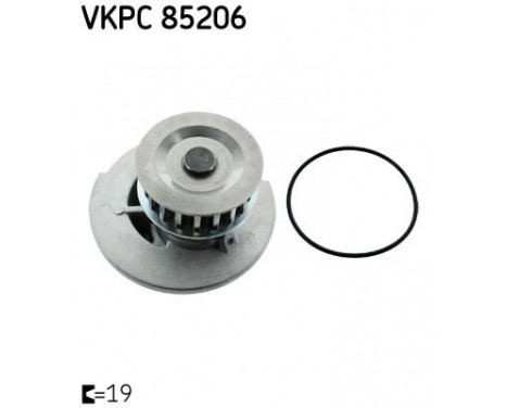 Water Pump VKPC 85206 SKF, Image 2