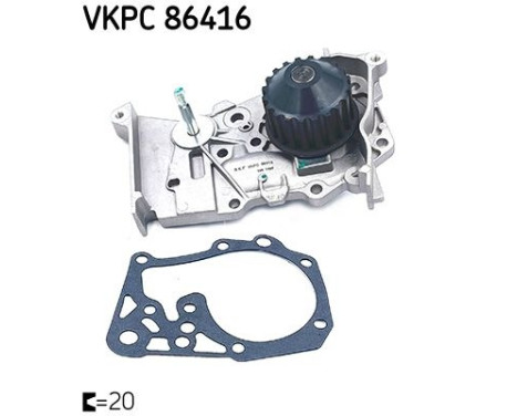 Water Pump VKPC 86416 SKF