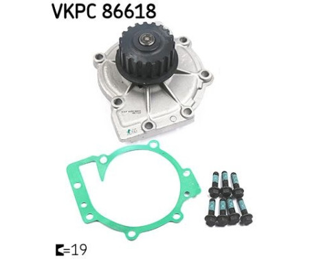 Water Pump VKPC 86618 SKF, Image 2