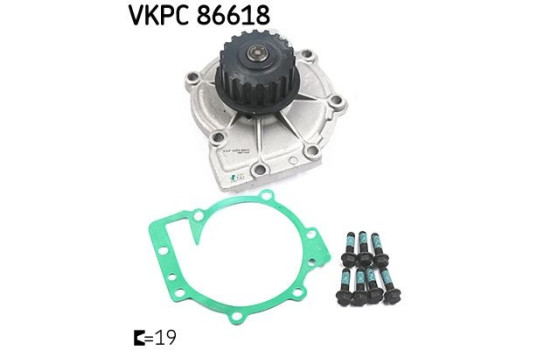 Water Pump VKPC 86618 SKF, Image 2