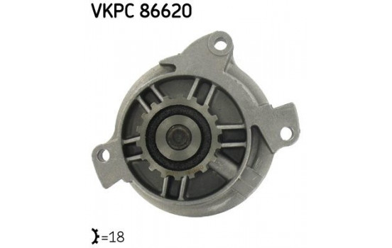 Water Pump VKPC 86620 SKF