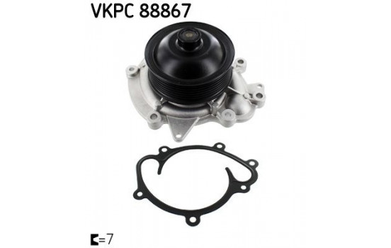 Water Pump VKPC 88867 SKF