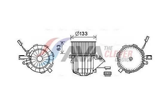 Electric Motor, interior blower AI8395 Ava Quality Cooling
